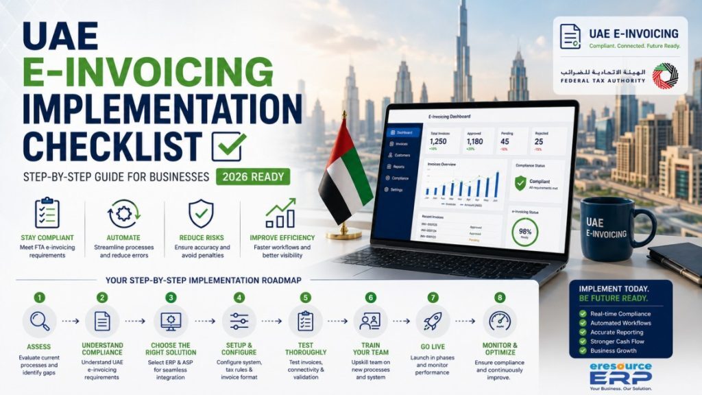 UAE E-Invoicing Implementation Checklist