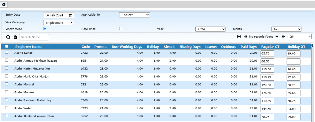 payroll