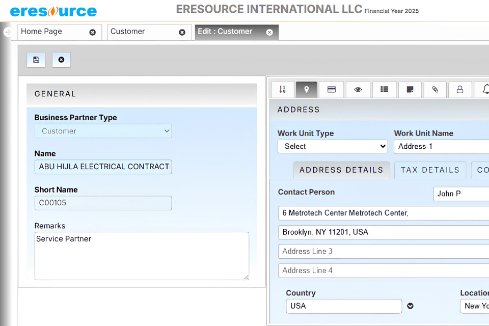 Material Requirement Planning dashboard
