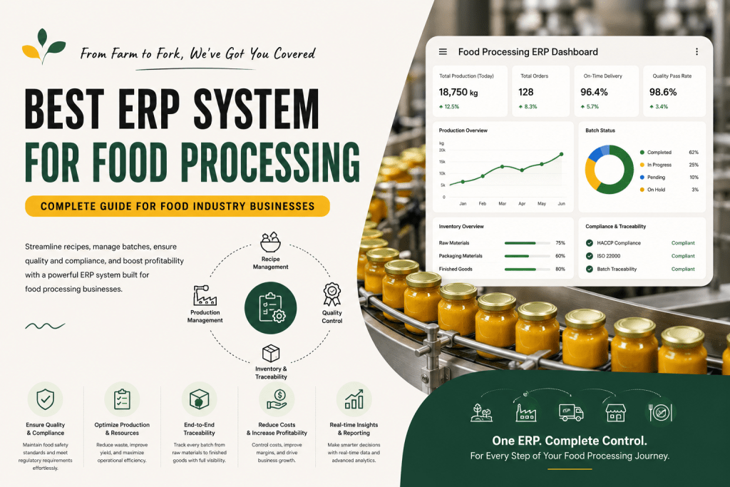 food processing industry eresource erp