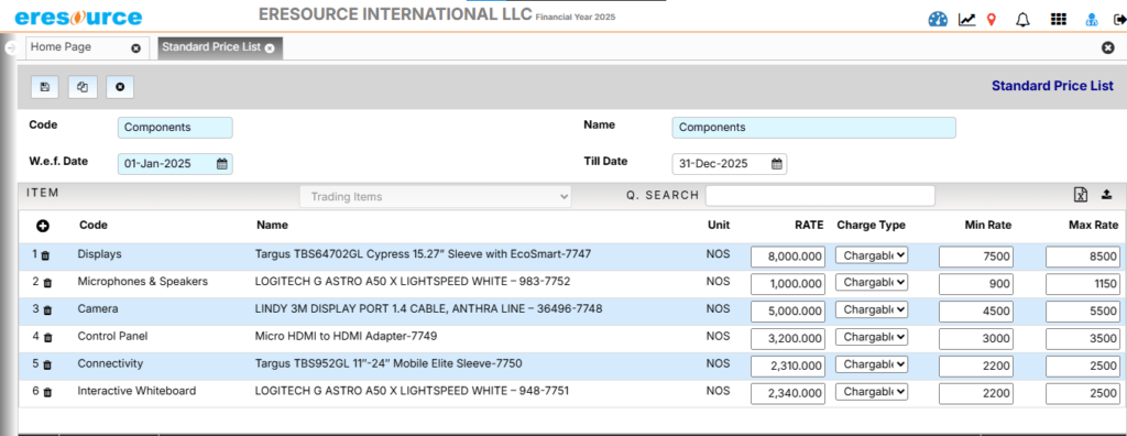 Pricing & Discount Schemes