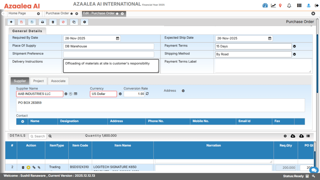 Purchase Order Management 1