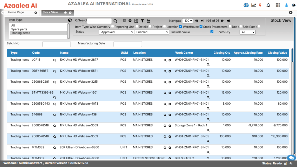Stores & Inventory 2