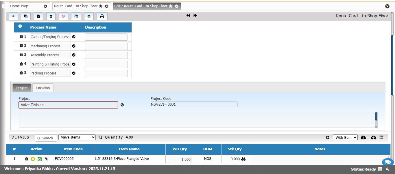 Inventory & Warehouse Management