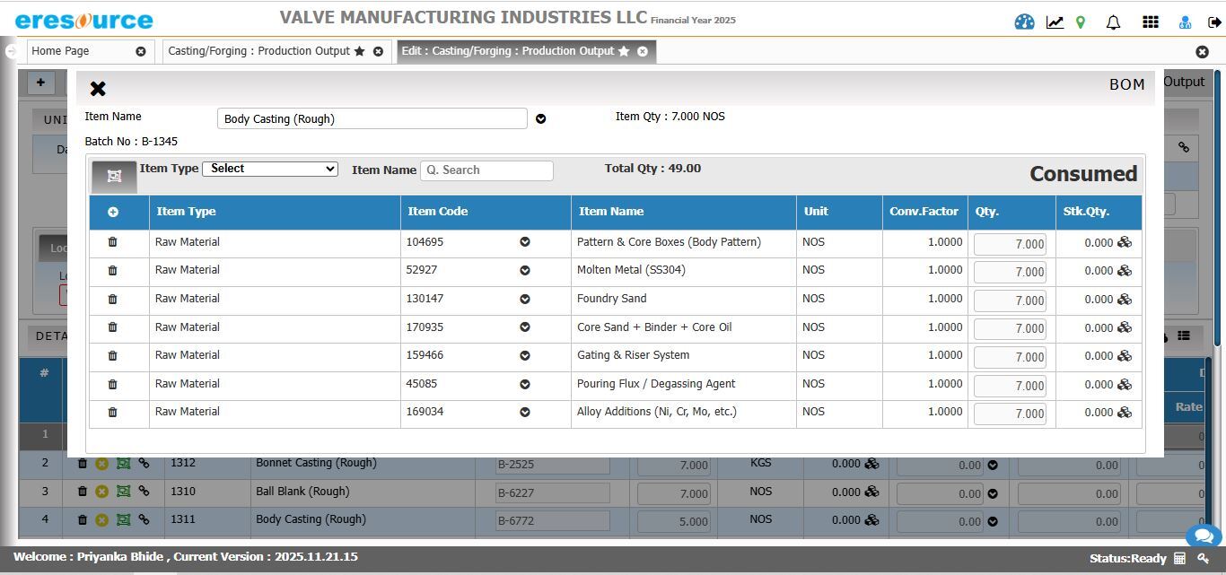 Production Planning & Scheduling