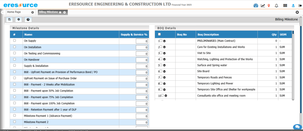 Progressive / RA Invoicing - eresource ERP