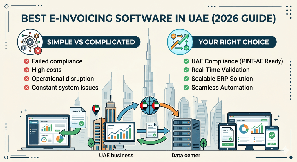 Best E-Invoicing Software UAE 2026 | Top ERP Guide