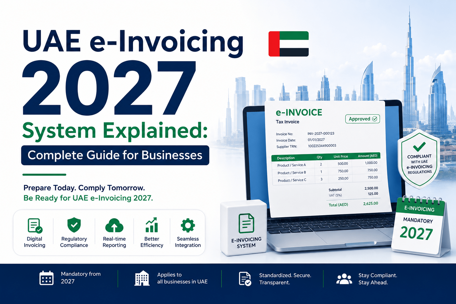 UAE E-Invoicing 2026 Guide | Compliance & ERP Solutions