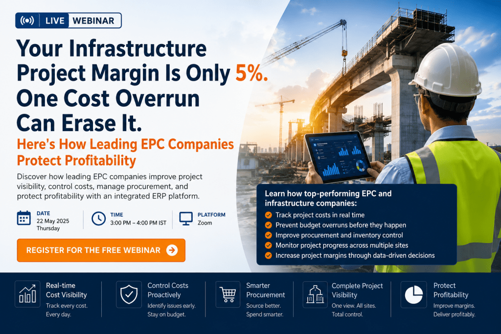 EPC companies upcming construction nfra webinar