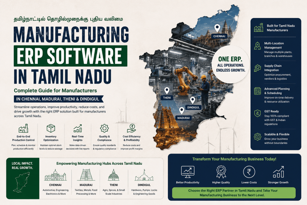 Manufacturing software in Tamil Nadu